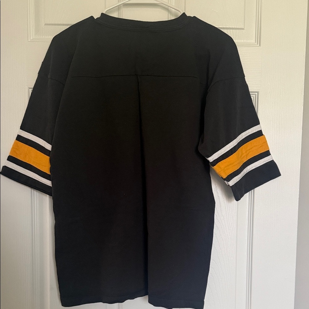 Vintage Pittsburgh Steelers NFL Black & Gold Football Jersey Tee - Picture 7 of 7